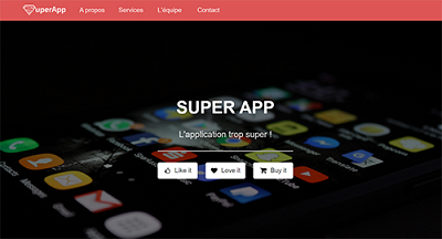 Maquette SuperApp